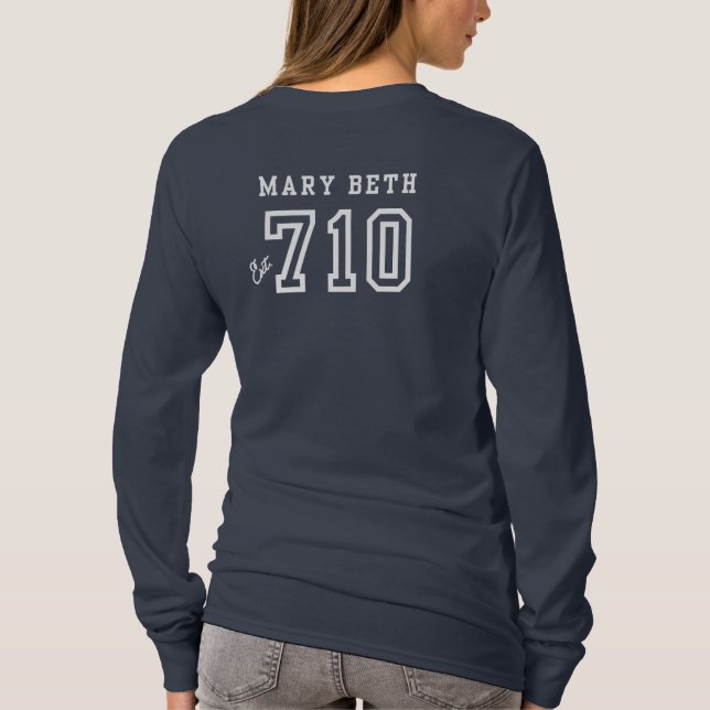 Kvinnors CSP EXT # (Reserverat för Mary Beth) T Shirt (Baksida)