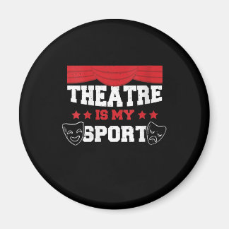 Kvinnors Cute Actor-teater är min idrottsgåva Magnet