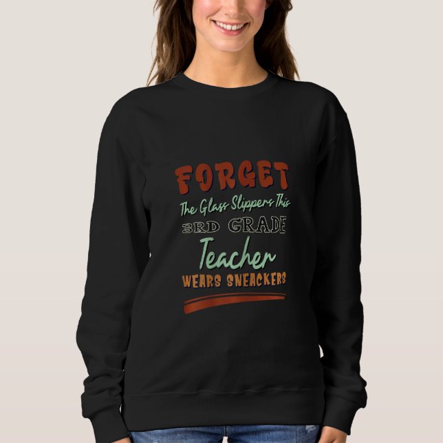 Kvinnors Cute Tredje Klass-teamet Tredje Klass Lär T Shirt (Framsida)