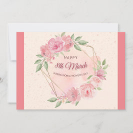 Kvinnors dag i internationell julkort