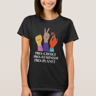 Kvinnors dag - Jorddagen - projicera kvinnliga gåv T Shirt