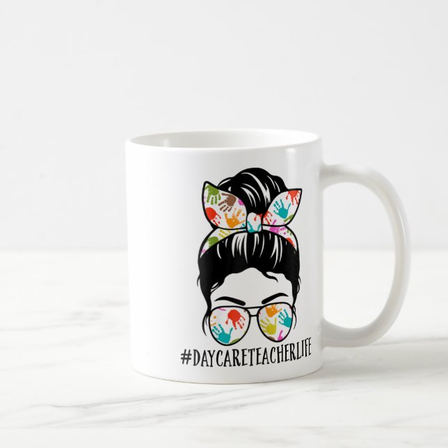 Kvinnors Dagis Lärarliv Rottigt Knutte Mor Kvinna Kaffemugg (Höger)
