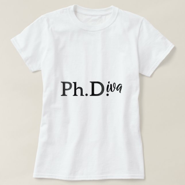 Kvinnors doktorsgrad i doktorsexamen i Studenten T Shirt (Design framsida)