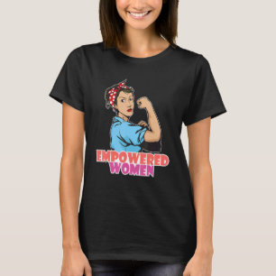 Kvinnors egenmakt för kvinnor med kvinnlig könssty t shirt