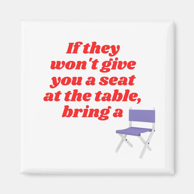 Kvinnors egenmakt magnet (Framsidan)