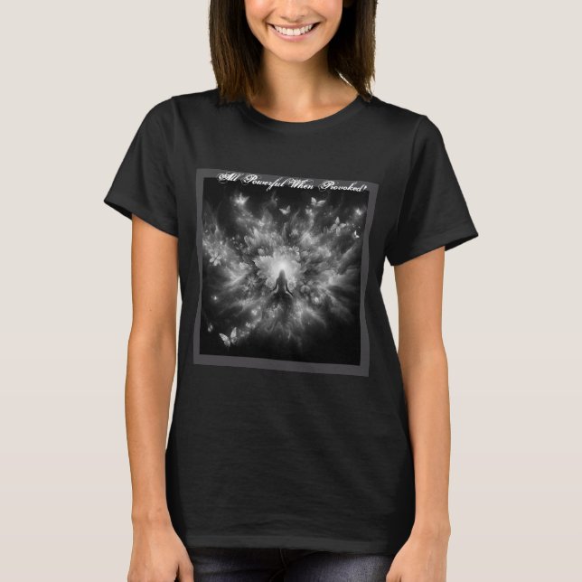 Kvinnors egenmakt t shirt (Framsida)