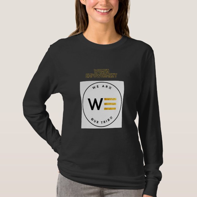 Kvinnors egenmakt t shirt (Framsida)