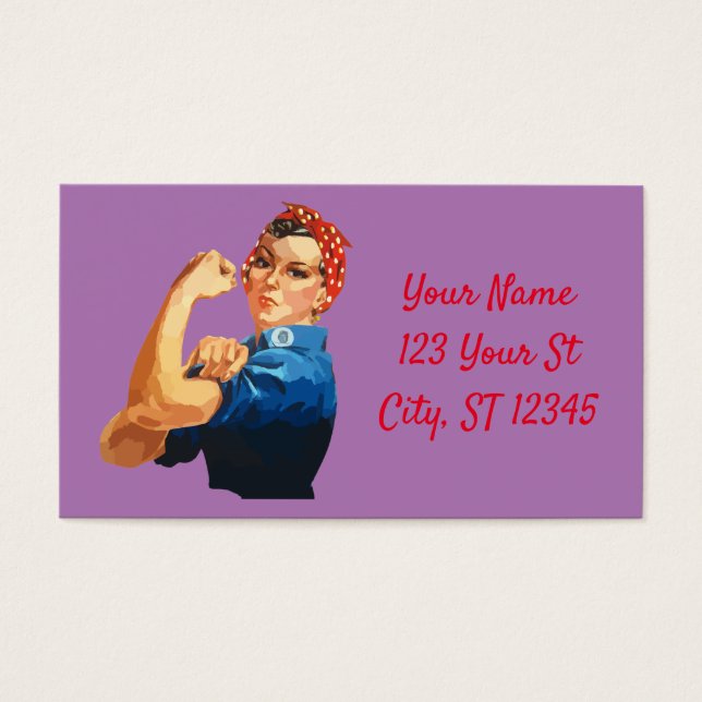 Kvinnors egenmakt Thunder_Cove Visitkort (Framsidan)