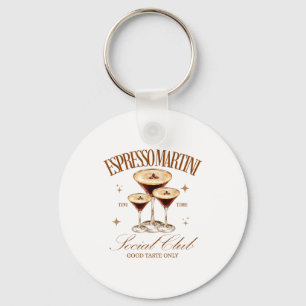 Kvinnors Espresso Martini Social Klubb Drickande S Nyckelring