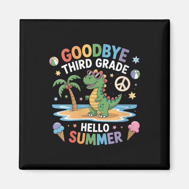 Kvinnors Farväl 3:e klass Hej sommar Tredje klass  Magnet (Framsidan)
