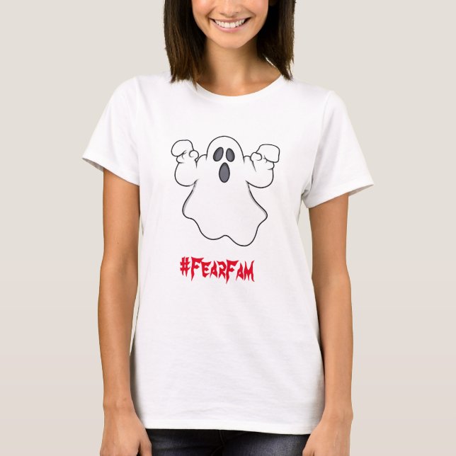 KVINNORS #FEARFAM GHOST T-SHIRT (Framsida)