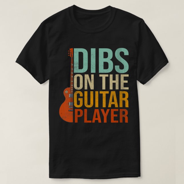 Kvinnors Förkörsrätt På Gitarrspelande Musiker T Shirt (Design framsida)