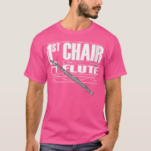 Kvinnors förste ordförande flöjt en bandmedlem och t shirt