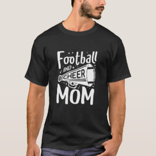 Kvinnors fotboll och Cheer Mamma Tees för kvinnor T Shirt