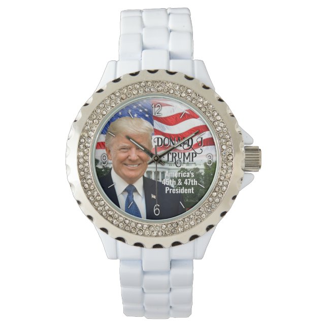 Kvinnors fotoutställning 47:e president Donald Tru Armbandsur (Framsida)