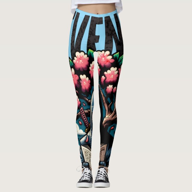 KVINNORS FRAMGÅNG HÄMND LEKTIONER LÄRDA LEGGINGS (Framsida)