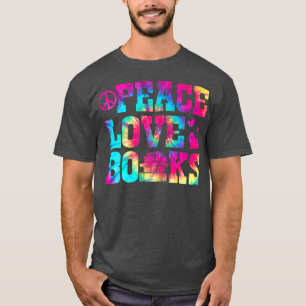Kvinnors fred Kärlek Bokar T Bok Älskare Funny Rea Shirt