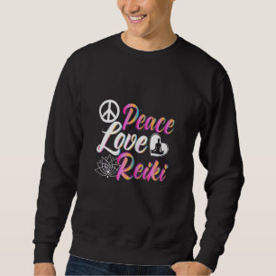 Kvinnors Fred Kärlek Reiki Energi Andlig Helare Ho Lång Ärmad Tröja