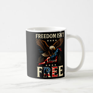 Kvinnors frihet är inte patriotisk örn usa veteran kaffemugg