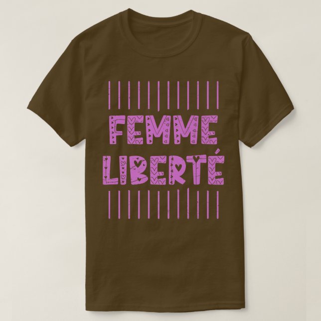 Kvinnors frihet för kvinnlig feminism1937  t shirt (Design framsida)