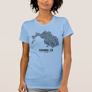 Kvinnors frilandsgrannskap t shirt