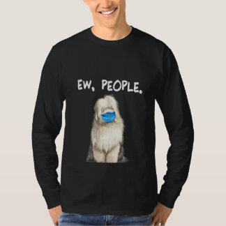 Kvinnors gamla engelska Sheepdog Ew People-Hund T Shirt