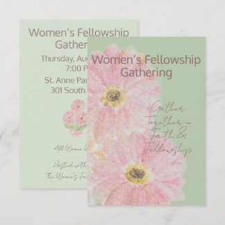 Kvinnors gemenskap | Rosa Gerber Daisy Flat Inbjudningar