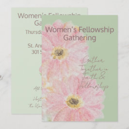 Kvinnors gemenskap | Rosa Gerber Daisy Flat Inbjudningar