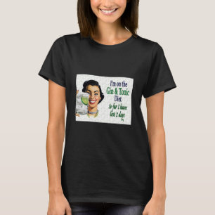 Kvinnors Gin och tonåring T-Shirt