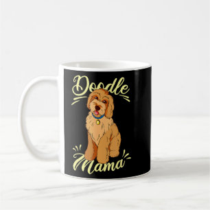 Kvinnors Goldendoodle Dood Doodle Hund Golden Dood Kaffemugg