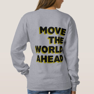 Kvinnors grått-tröja - för världen framåt t shirt