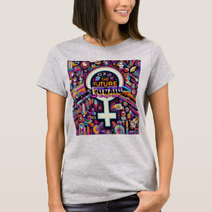 Kvinnors grundläggande Framtiden är kvinnlig T Shirt