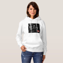 Kvinnors grundläggande hooded Sweatshirt Dancing S