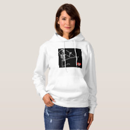 Kvinnors grundläggande hooded Sweatshirt Dancing S T Shirt