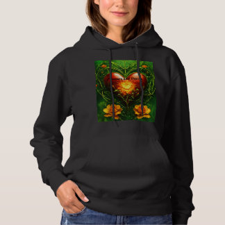 Kvinnors grundläggande hovade sötskjorta - Fiery H T Shirt
