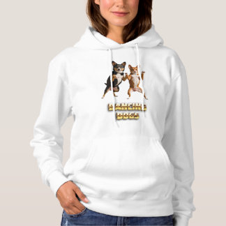 Kvinnors grundläggande hovade sötskjorta t shirt