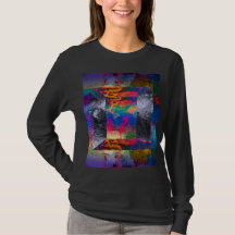 Kvinnors grundläggande långärmad T-shirt