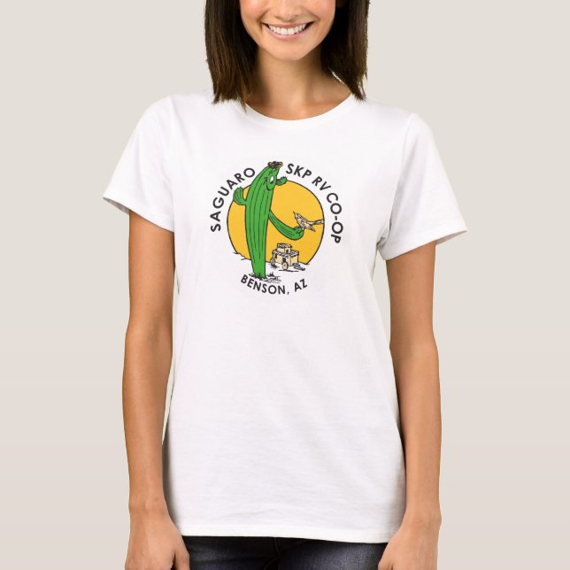 Kvinnors grundläggande Logotyp T-Shirt (Framsida)