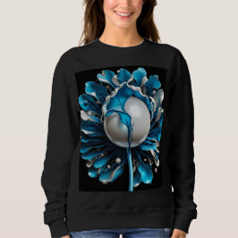 Kvinnors grundläggande sweatshirt t shirt