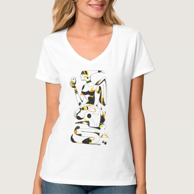 Kvinnors grundläggande T-Shirt (Framsida)