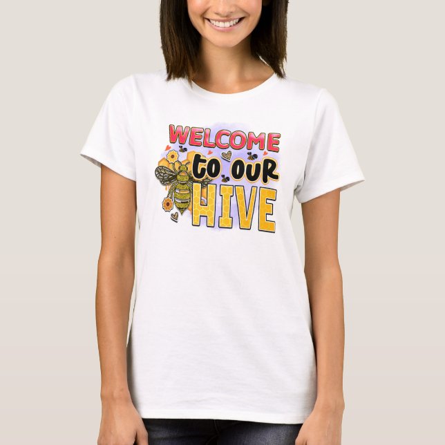 Kvinnors grundläggande T-Shirt (Framsida)