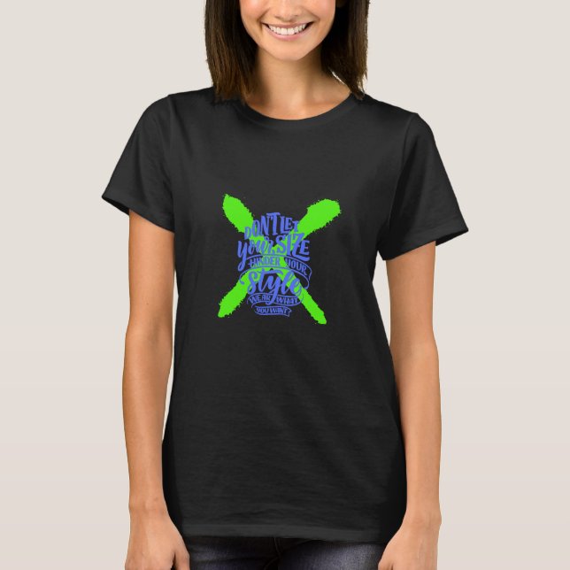 Kvinnors Grundläggande T-Shirt (Framsida)