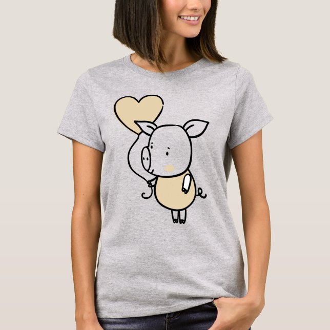 Kvinnors grundläggande T-Shirt (Framsida)