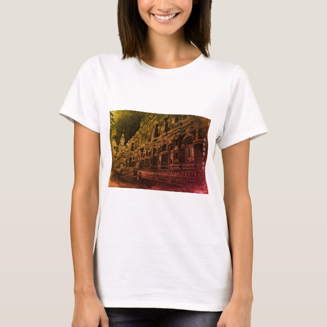 Kvinnors grundläggande t-shirt (Framsida)