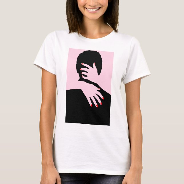Kvinnors grundläggande T-Shirt (Framsida)