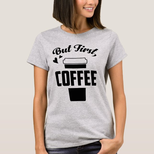 Kvinnors grundläggande T-Shirt (Framsida)