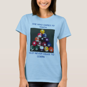 Kvinnors grundläggande T-Shirt BILLIARDS BASSÄNG