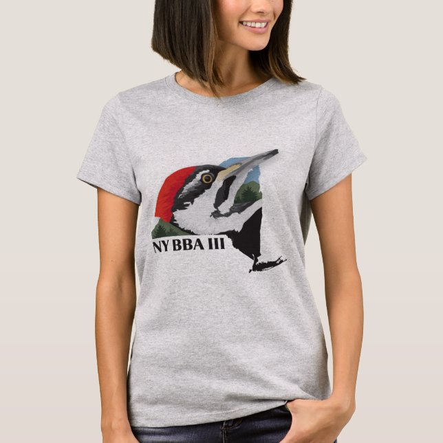 Kvinnors grundläggande t-shirt med främre logotyp (Framsida)