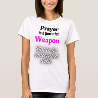 Kvinnors grundläggande T-Shirt - Prayer Power