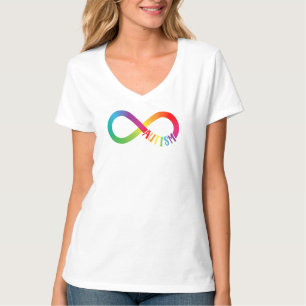 Kvinnors grundläggande V-Nacke T-Shirt